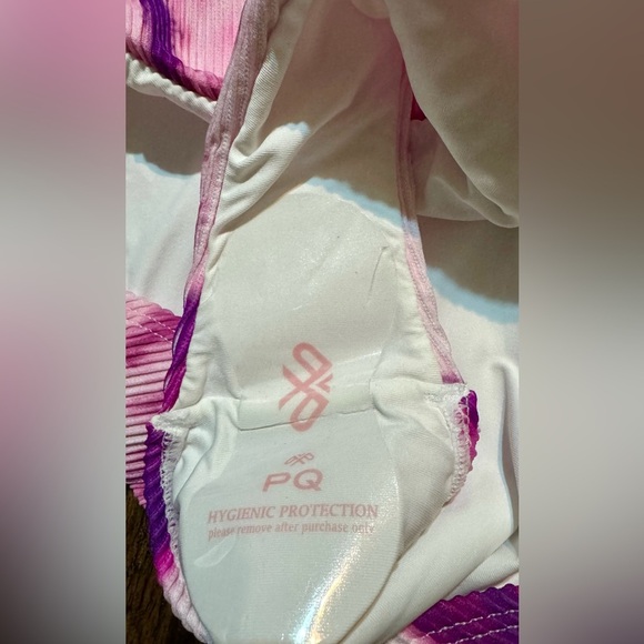PQ SWIM Luxury Avery One Piece Swimsuit in Spell Pink/Purple Size Medium NWT - Picture 12 of 13
